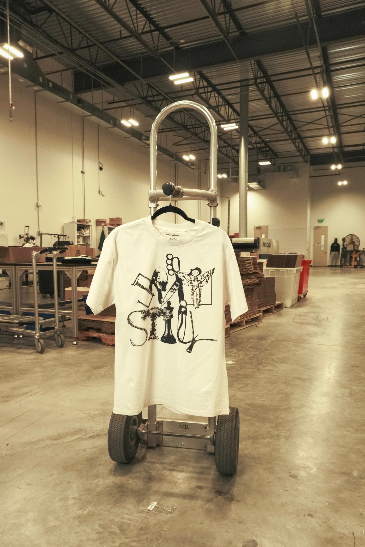 Metal, StayStill Tee - Ecru