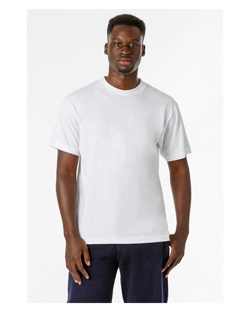 S/S Mock Crew Neck Heavy