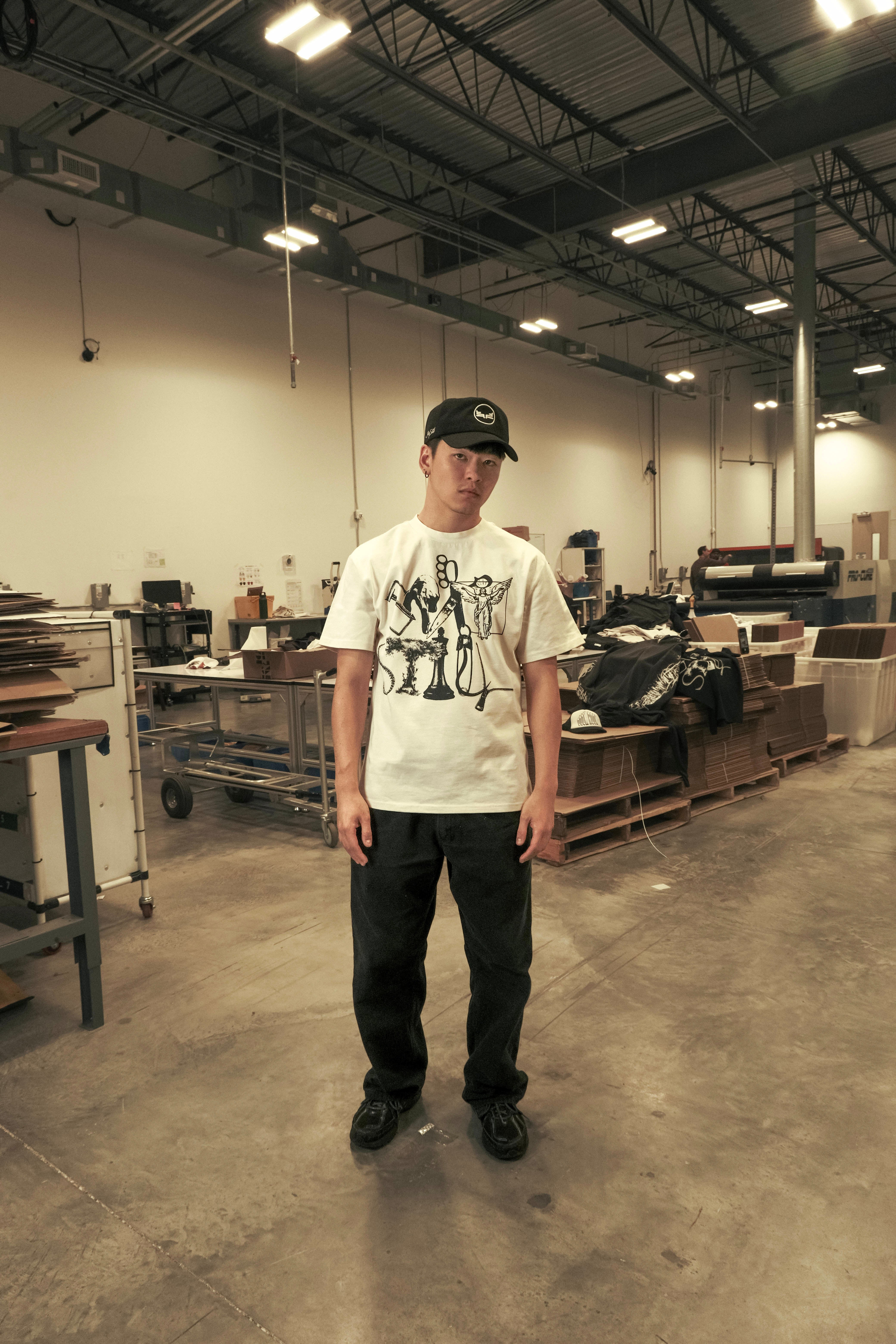 Metal, StayStill Tee - Ecru