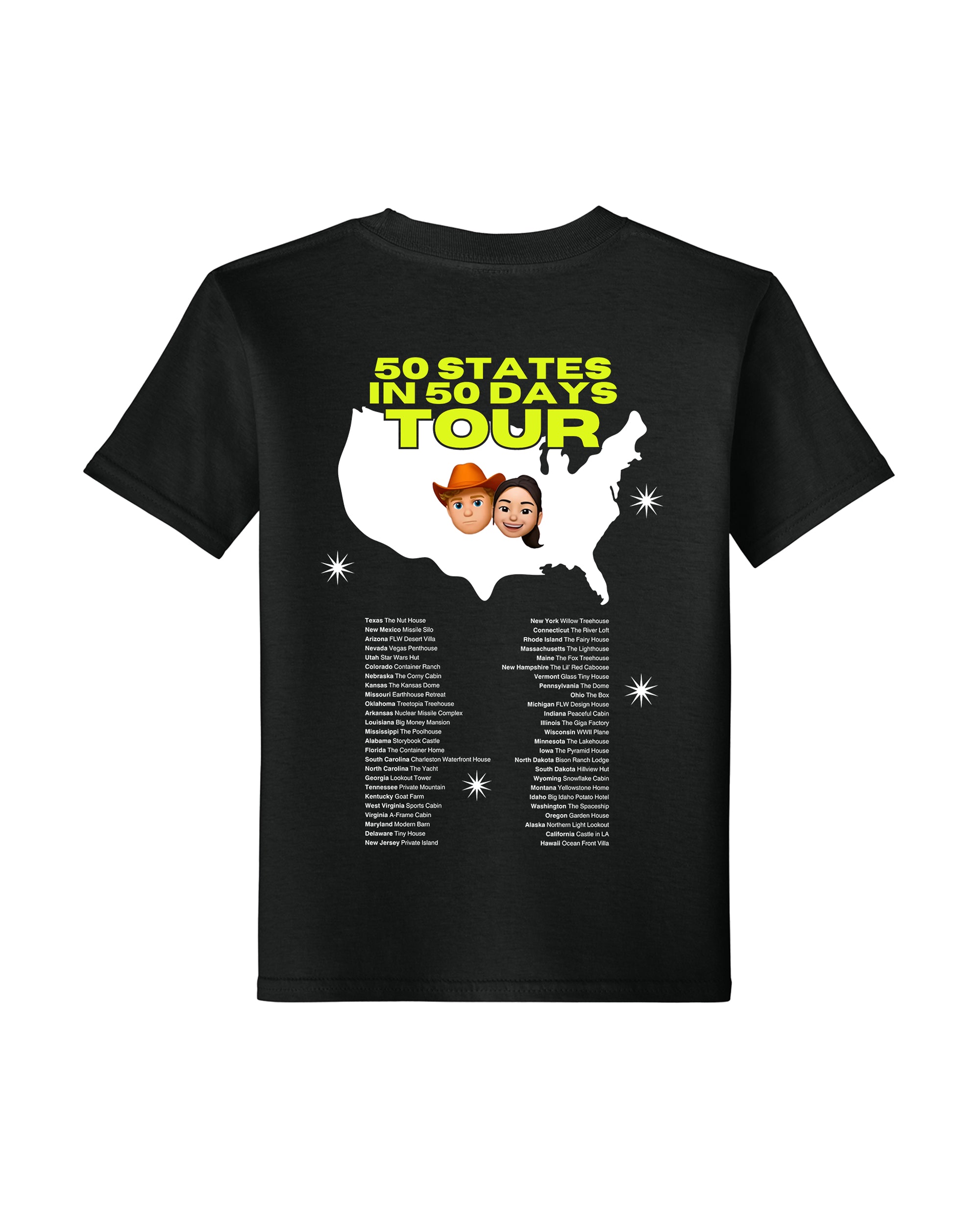 50 States World Tour Tee - YOUTH
